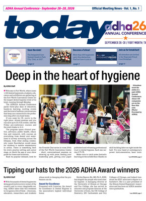 today ADHA Annual Conference Fort Worth Sept. 26–28, 2026