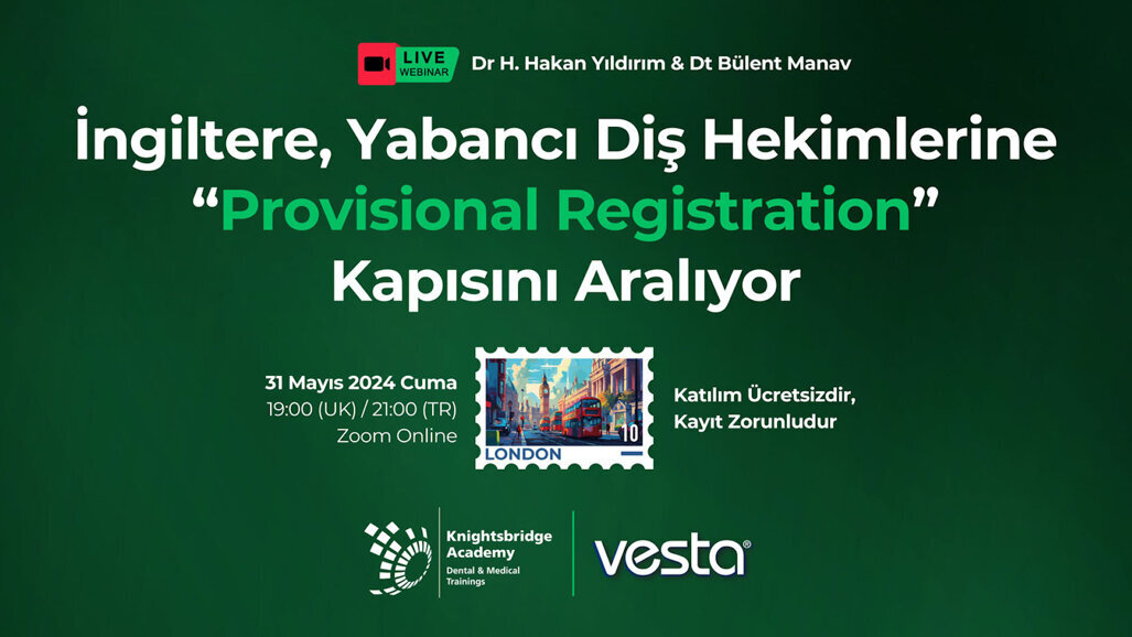 Diş Hekimliği Hakkında Yeni Tasarı İngiliz Parlamentosunda, Detaylar Webinarda