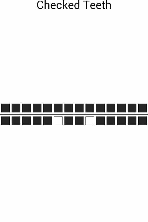Fig. 8: Screenshot tooth map