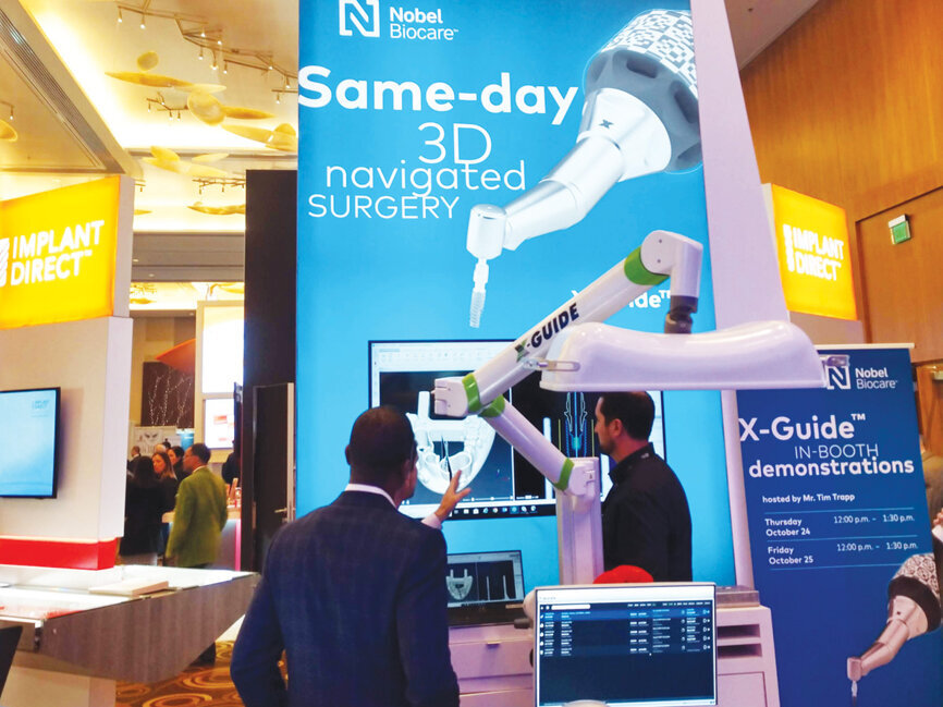 Learn more about same-day 3-D navigated surgery at the Nobel Biocare booth.