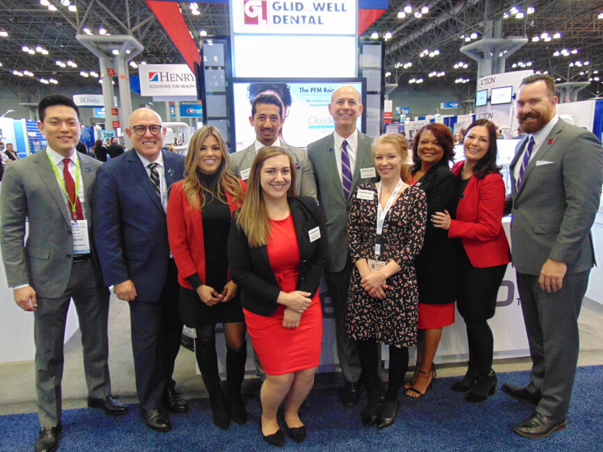 At Glidewell Dental, there are always plenty of friendly faces on hand to greet meeting attendees.