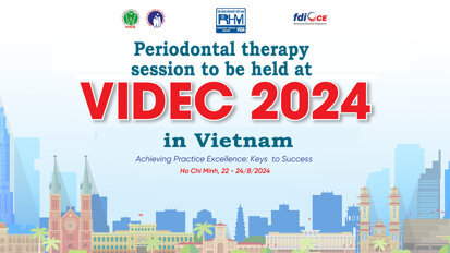 Periodontal therapy session to be held at VIDEC 2024 in Vietnam