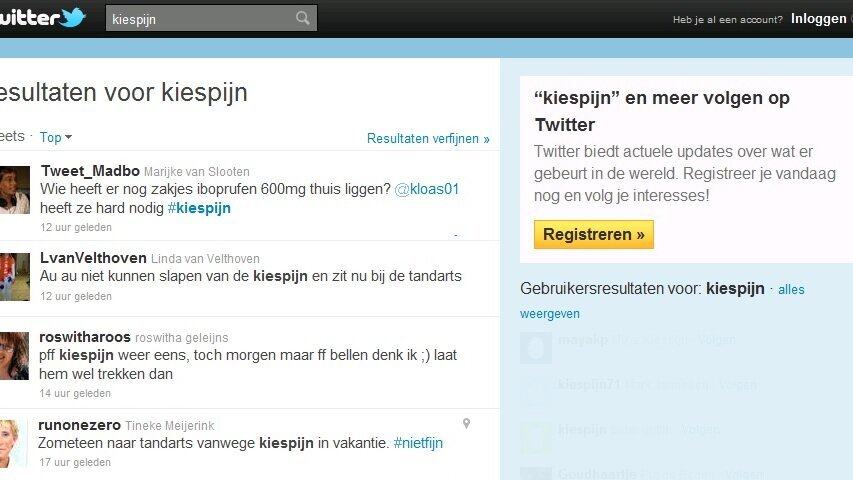 Mondzorg op Twitter: wel praten, niet luisteren