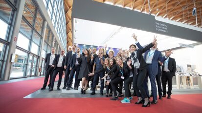 Congrats to our italian colleagues. What a beautiful booth at the Expodental trade fair in Rimini. And so much energy!