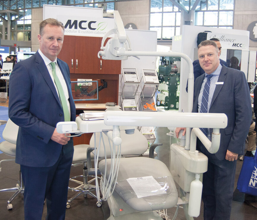 Alex and Aaron of Dental EZ. (Photo: Jahmel Charles, Dental Tribune America)