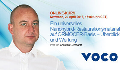 Neues Live-Webinar: Innovatives Nanohybrid-Restaurationsmaterial
