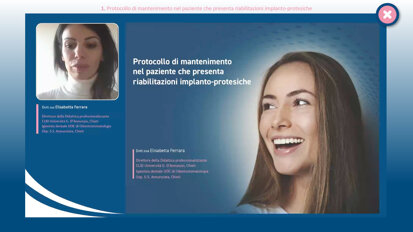 1. Protocollo di mantenimento nel paziente che presenta riabilitazioni implanto-protesiche