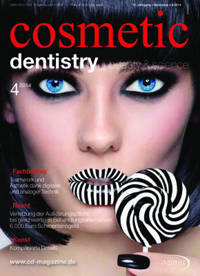 cosmetic dentistry Germany No. 4, 2014 cosmetic dentistry Germany No. 4, 2014