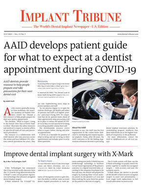 Implant Tribune U.S. No. 3, 2020