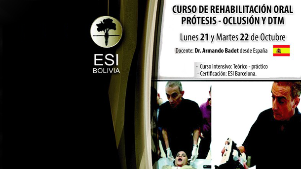 Curso de Rehabilitación Oral, Prótesis, Oclusión y ATM