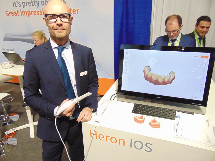 Thomas Weldingh of 3Disc, supplier of Heron IOS. (Photo: Fred Michmershuizen/DTA)