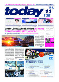 today IDS 2013 Cologne 11 March today IDS 2013 Cologne 11 March