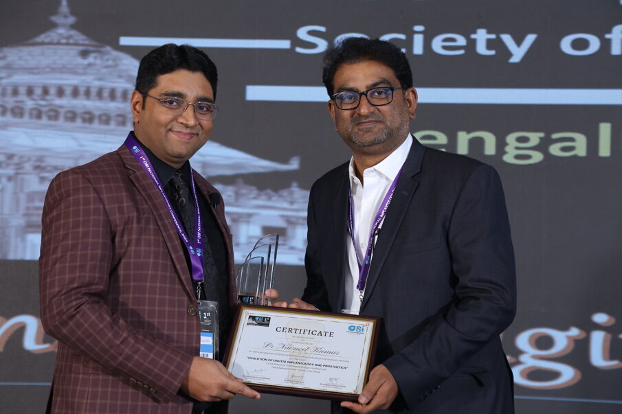 Fig 26: Industrial symposium - Evolution of digital implantology and prosthetics by Dr. Navneet Kumar from Dio Implants
