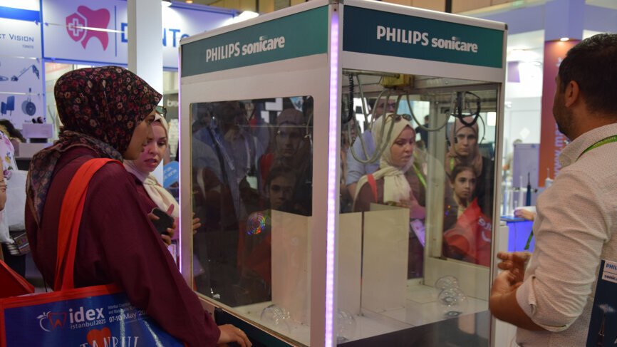 Fun activities are guaranteed at the Phillips booth.