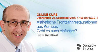 Live-Webinar: Ästhetische Frontzahnrestaurationen