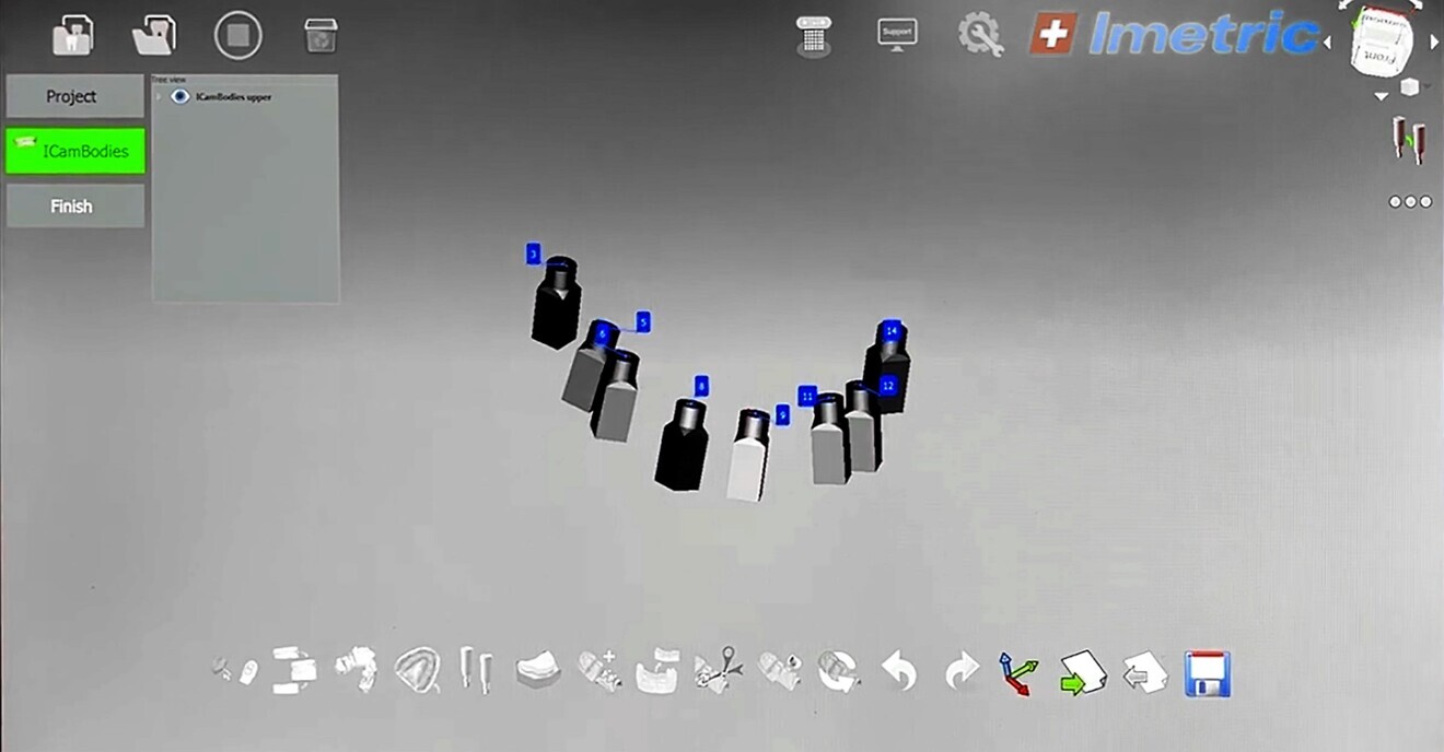 Fig. 2c: Photogrammetry software (iMetric 4D).