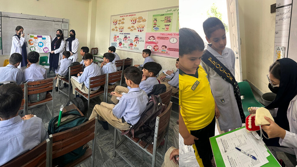 School dental health program in Abbottabad educates 470 students on oral hygiene
