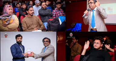 Dr. Mustafa Tahir conducts dental health awareness session at Greenwich University