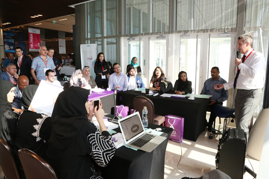 Prof. James Prichard (BARD Faculty) lectured and trained delegates extensively at the free training zone