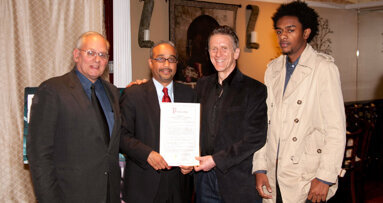 State senator presents proclamation to Fialkoff Dental Study Club