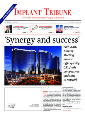 Implant Tribune U.S. No. 4, 2019 Implant Tribune U.S. No. 4, 2019