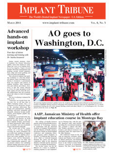 Implant Tribune U.S. No. 3, 2011