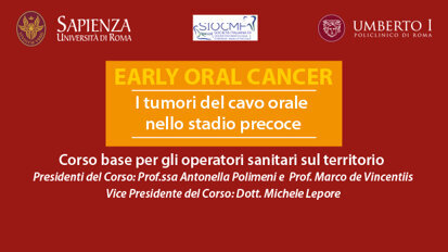 Il cancro orale questo sconosciuto: corso alla Sapienza di sensibilizzazione al problema