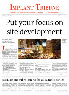 Implant Tribune U.S. No. 3, 2022