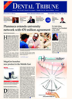 DT Middle East and Africa New publisher; No.1 , Vol 1