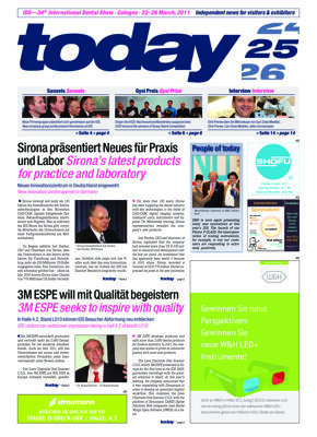 today IDS 2011 Cologne 25 March