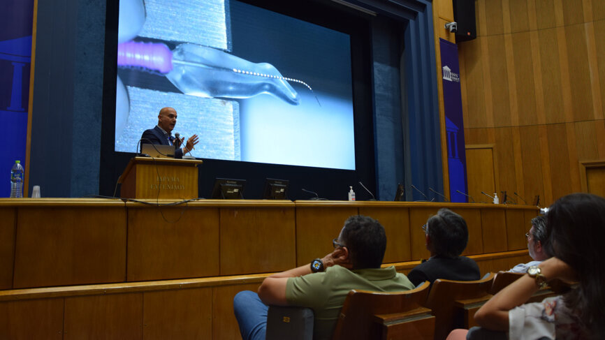 Dr Antonis Chaniotis during his lecture, titled 