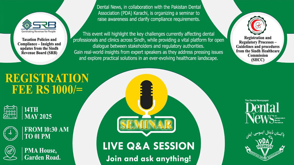 Karachi Dental Professionals Seminar: Mastering SRB Tax Compliance & SHCC Registration