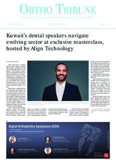 Ortho Tribune Middle East & Africa No.2, 2023