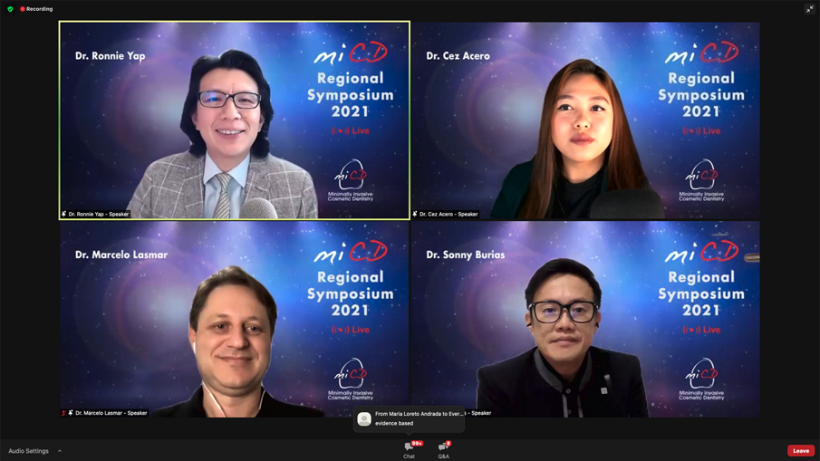 The Panelists and the moderator during the Panel Discussion