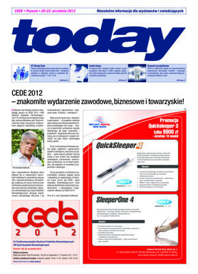 today CEDE Poznań 2012