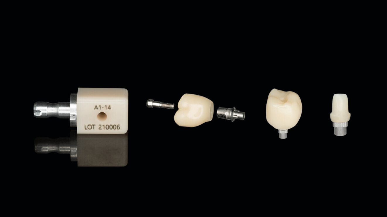 The edelweiss dentistry CAD/CAM BLOCK uses laser sintering and vitrification to produce a state-of-the-art hybrid glass block.