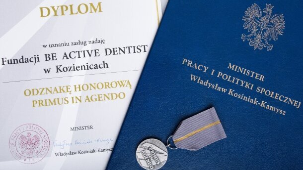 Odznaka „Primus in Agendo” dla Be Active Dentist