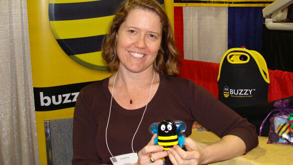 Buzzy device makes injections easier for kids