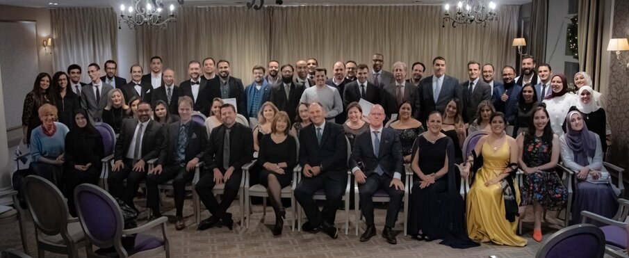 Group picture of cohort 2019 during the graduation ceremony