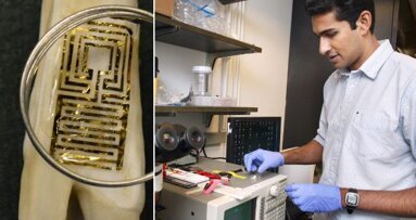 Engineers develop novel biosensor for use on teeth
