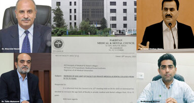 Medical and Dental associations unite to oppose PMDC’s age relaxation policy for faculty