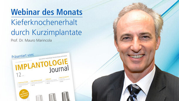 Webinar: Knochenerhalt durch Kurzimplantate