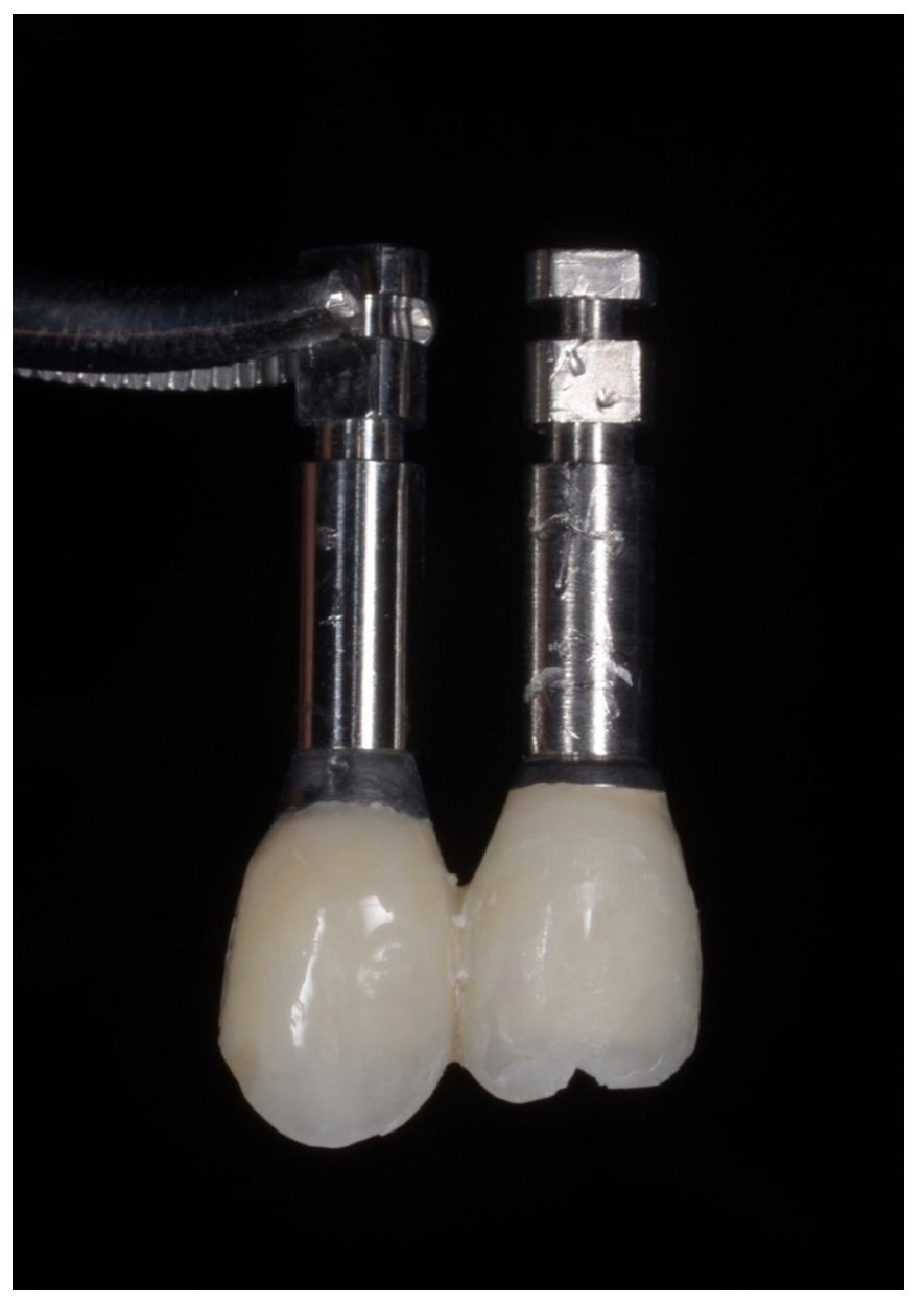 Fig. 2_Provvisorio funzionalizzato collegato agli analoghi da laboratorio.