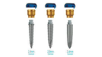 3.4 mm Standard Ridge LOCATOR Implant System