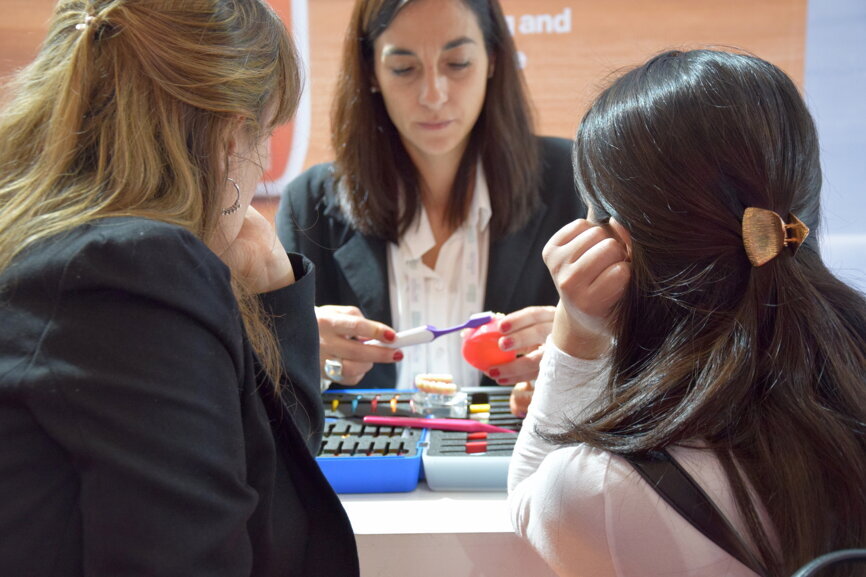 TePe booth at FDI World Dental Congress (Photograph: Monique Mehler, Dental Tribune International)