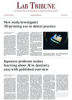 Lab Tribune Middle East & Africa No.1, 2024