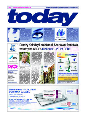 today CEDE Poznań 2010 today CEDE Poznań 2010