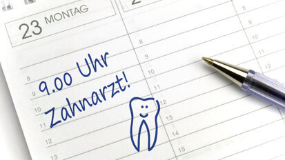 Patienten sind mit der Wartezeit auf Zahnarzttermin zufrieden