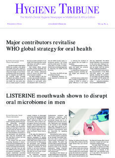 Hygiene Tribune Middle East & Africa No. 4, 2024