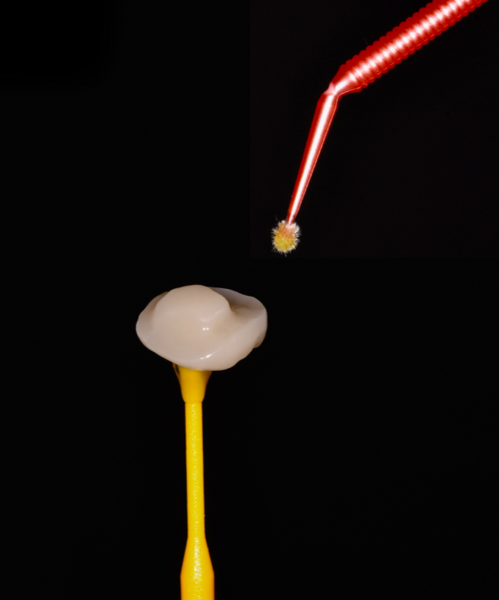 Fig. 9b: Application of a universal adhesive.